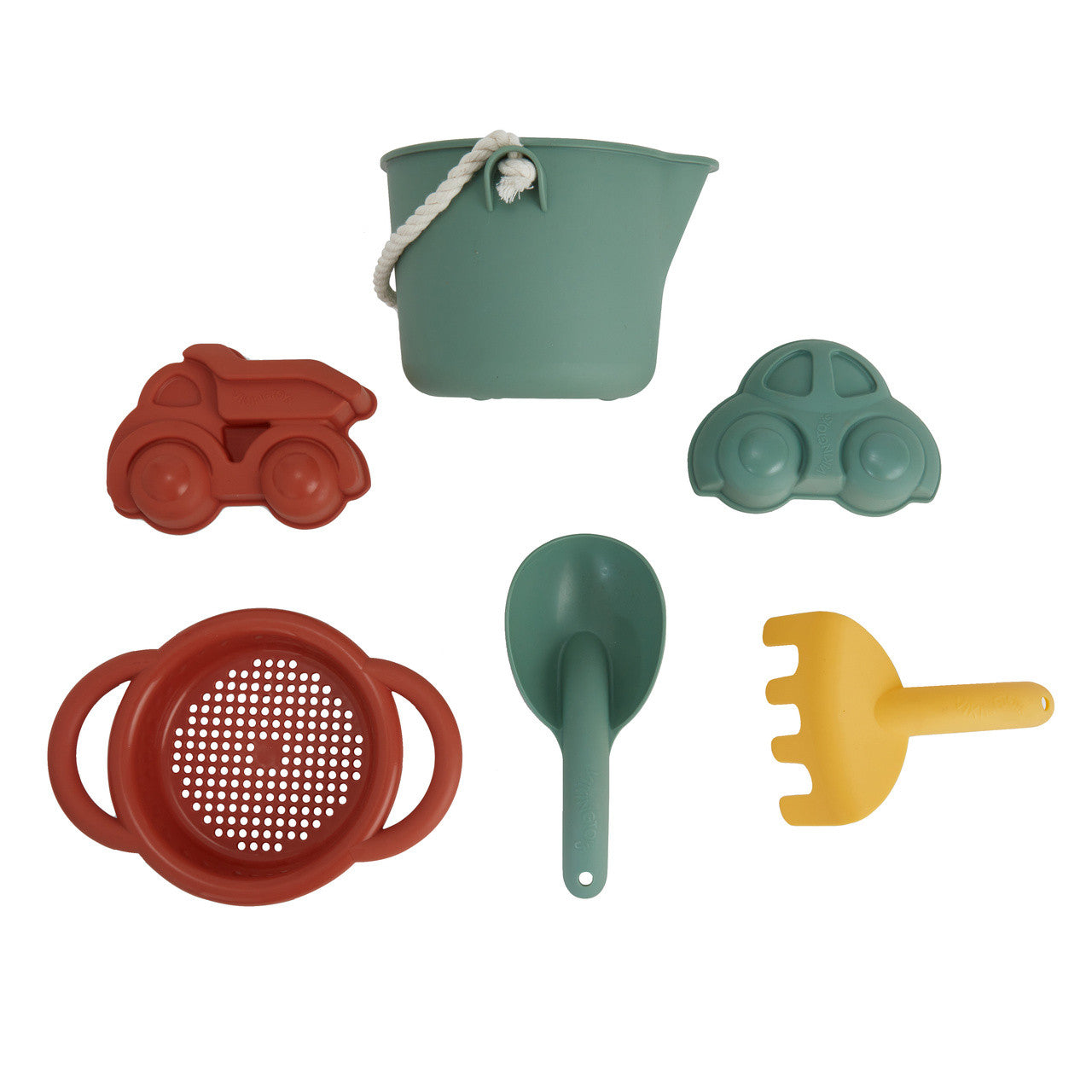 Viking Toys - Reline Bucket Set with Sieve & 2 Vehicle Sand Moulds