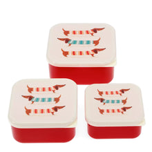 Rex London - Snack Boxes - Sausage Dog (Set of 3)