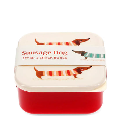 Rex London - Snack Boxes - Sausage Dog (Set of 3)