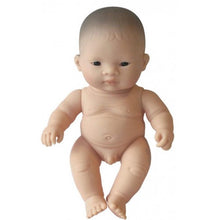 Miniland Doll 21cm -  Asian Boy Baby Doll (undressed)