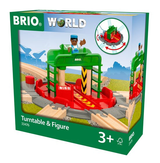 BRIO Tracks - Turntable & Figure 2 pieces