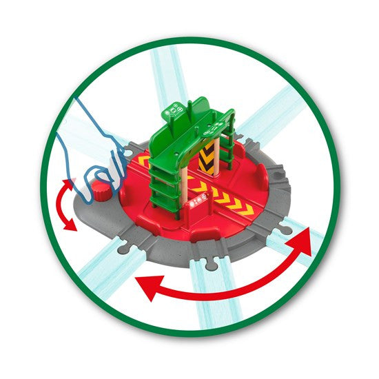 BRIO Tracks - Turntable & Figure 2 pieces
