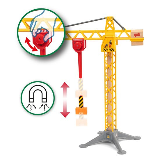 BRIO Crane - Construction Crane with Lights | 33835