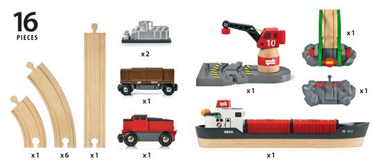 Brio - Cargo Harbour Set 33061