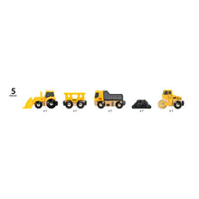 BRIO -  Wooden Construction Vehicles 5pc