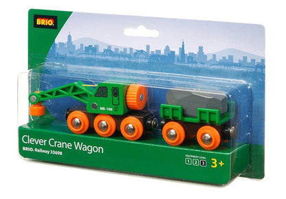 Brio - Clever Crane Wagon and Vehicle