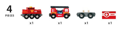 BRIO - Brio World - Rescue Firefighting Train 33844