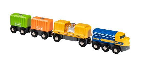 BRIO Train - Three-Wagon Cargo Train