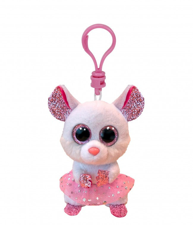 Beanie Boos Clip Ons - Nina the Mouse with Tutu