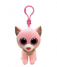 Beanie Boos Clip Ons - Fiona the Pink Cat