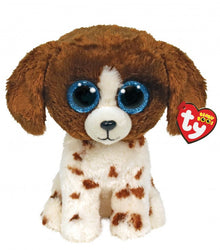 Beanie Boos Regular - Muddles the Brown and White Dog