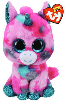 TY Beanie Boos Regular - Gumball the Unicorn Pink/Aqua