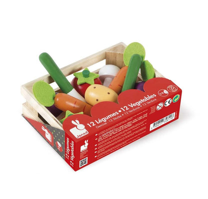 Janod - 12 Vegetables Crate