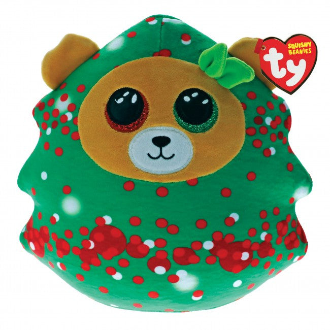 Ty Squish-A-Boo - Christmas Everett the Christmas Tree Bear Large 14''