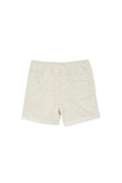 Almond Fleece Short