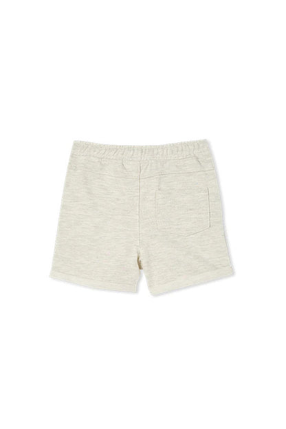 Almond Fleece Short