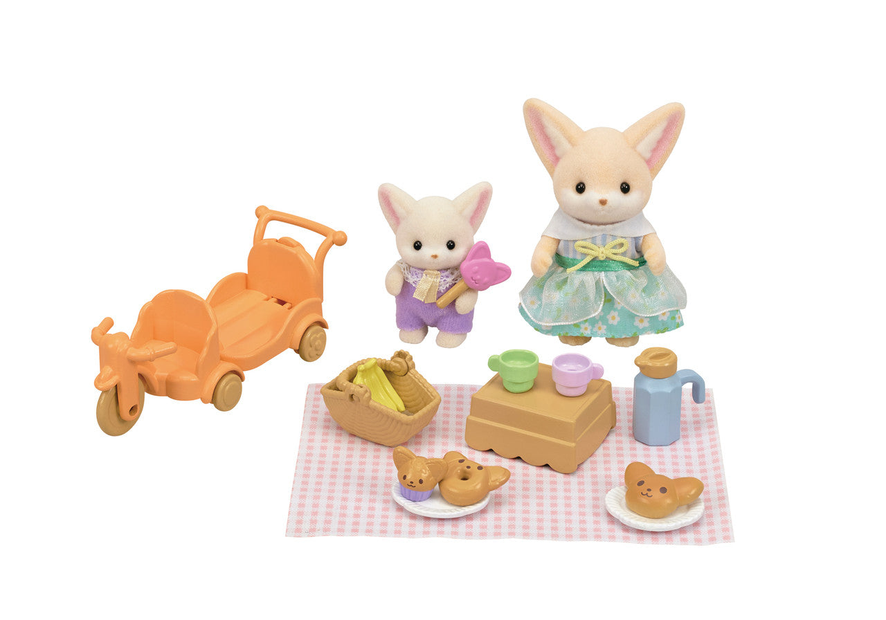 Sylvanian Families - Sunny Picnic Set - Fennec Fox Sister & Baby
