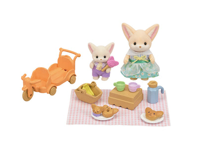 Sylvanian Families - Sunny Picnic Set - Fennec Fox Sister & Baby