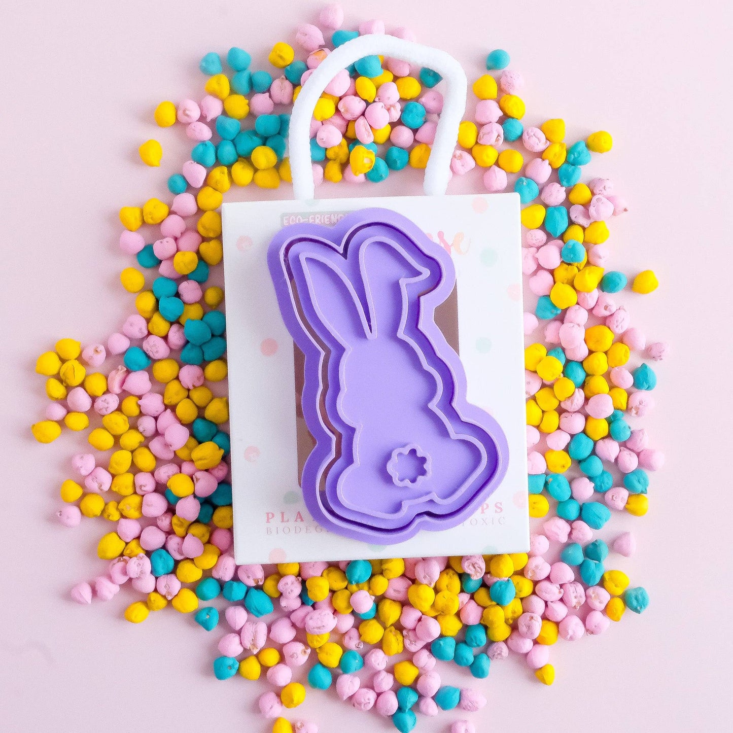 Play Sense - Eco Playdough Stamp | Easter Collection | Easter Bunny Tail