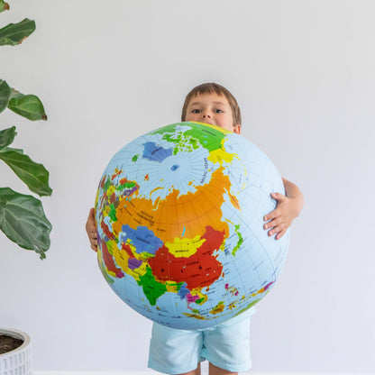 Tiger Tribe World Globe Countries & Cities - 50cm