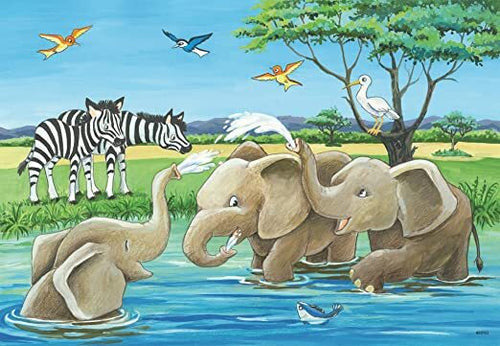 Ravensburger 2x12pc - Baby Safari Animals Puzzle