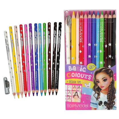 TOPModel - Set of 12 Colouring Pencils