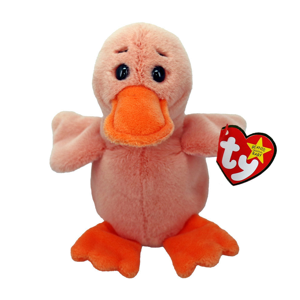  TY Original Beanie Babies - Quacker Jax the Duck