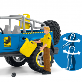 Schleich Dinosaurs - Off-Road Vehicle with Dino Outpost 41464