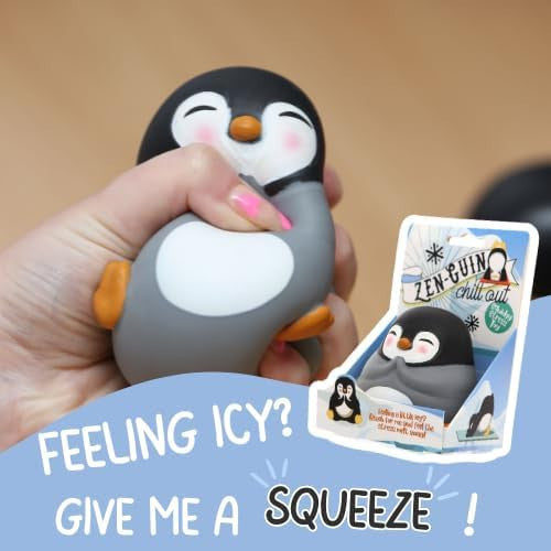Zen-Guin Chill Out Squeeze Toy**Paint imperfection**