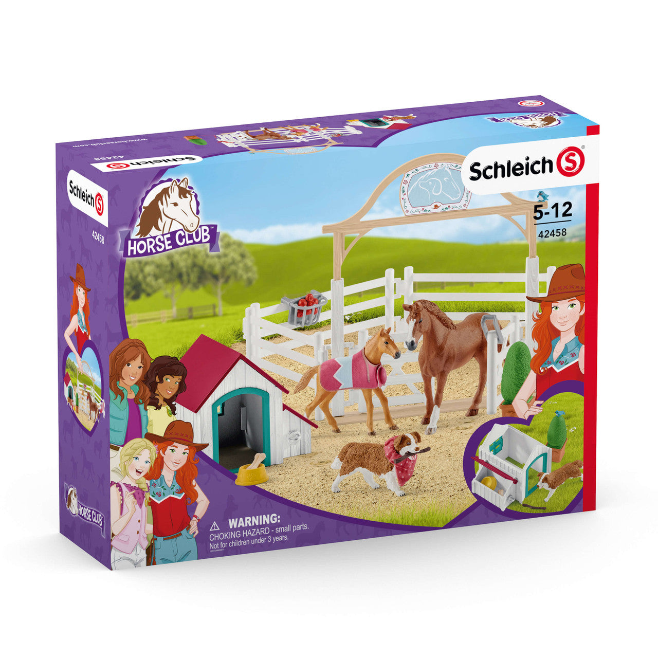 Schleich Horse Club - Hannah’s Guest Horses with Ruby the Dog 42458