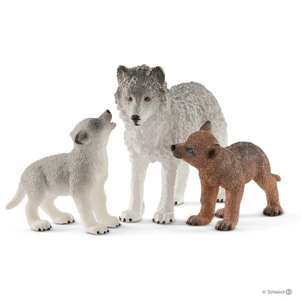 Schleich Wild Life - Mother Wolf with Pups