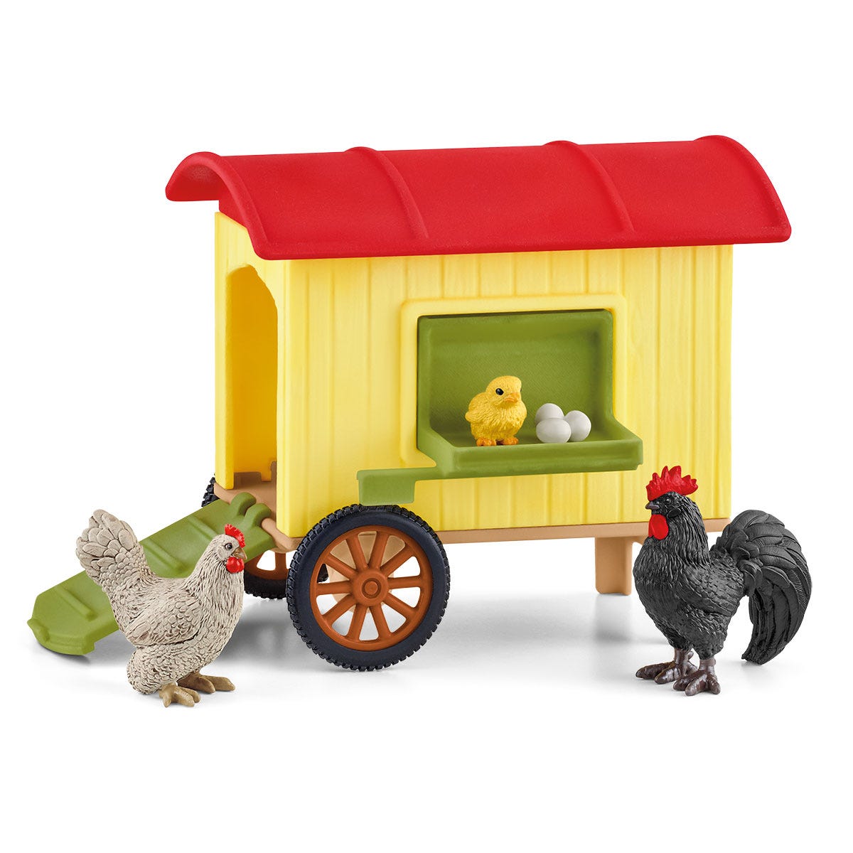 Schleich Farm Life -  Farm with Chicken Coop and Horse Box Bundle 72224