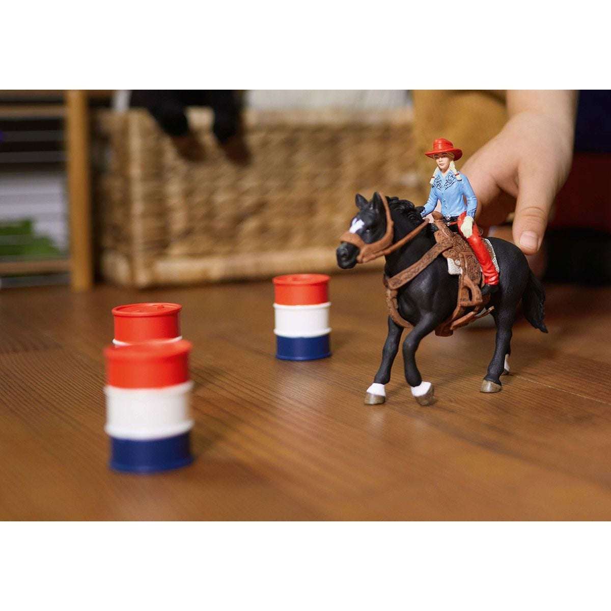 Schleich - Cowgirl Barrel Racing Fun 42576