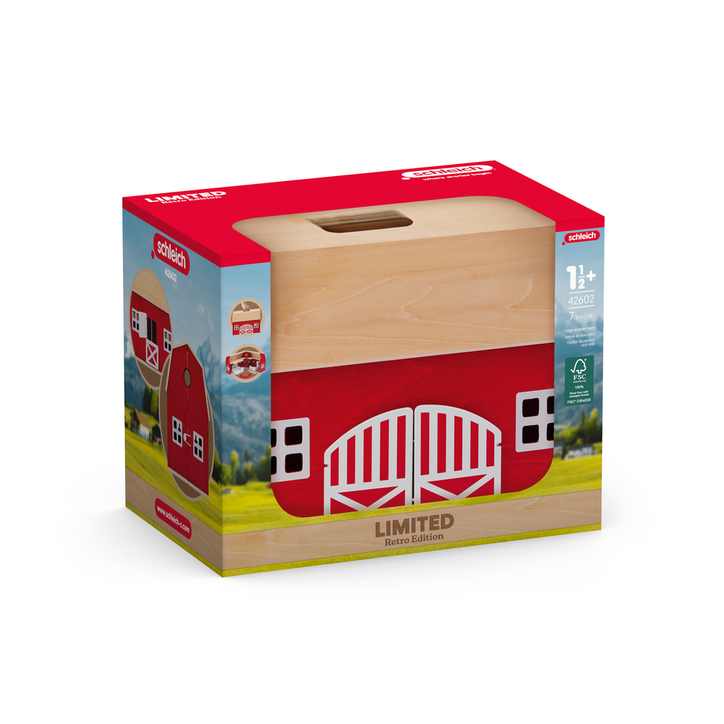 Schleich Farm Life - Classic Wooden Retro Farm 42602