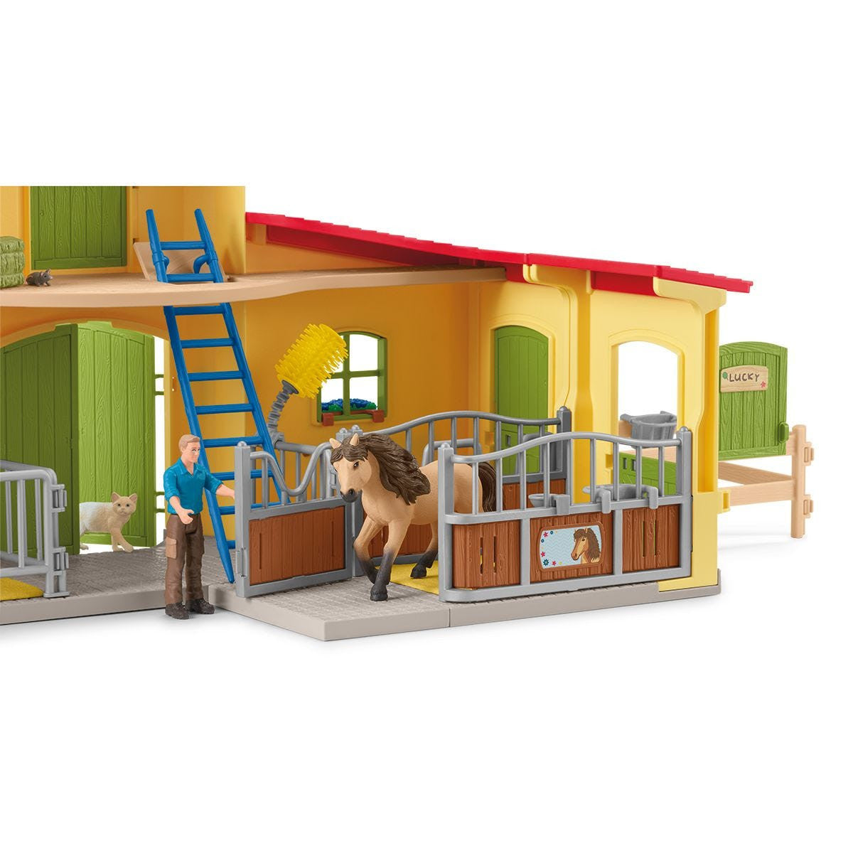 Schleich Farm Life - Pony Box with Iceland Pony Stallion 42609