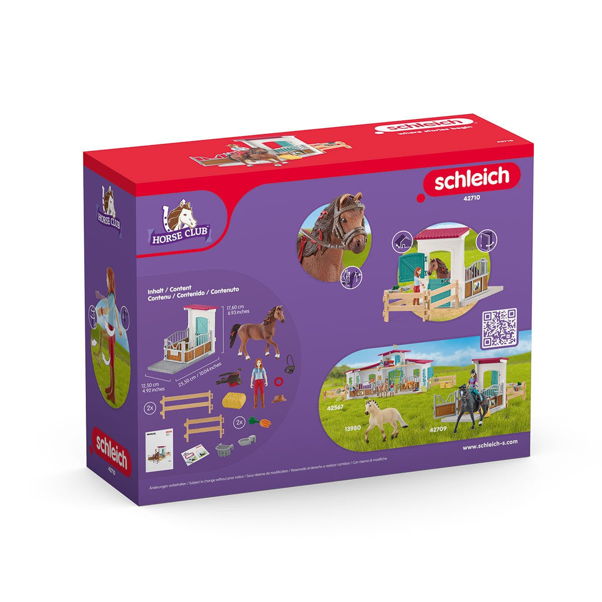Schleich Horses - Horse Box with Hannah & Cayenne | 42710