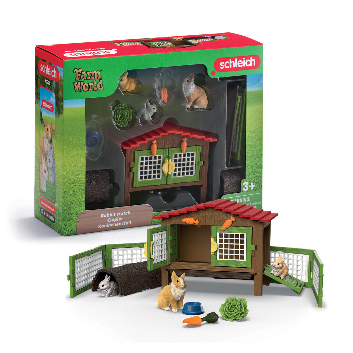 Schleich Farm World - Rabbit Hutch 2025 Release 42728