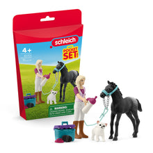 Schleich - Pocket Set - Horse Grooming Playset with Appaloosa Foal 42755 *Damaged Packaging*