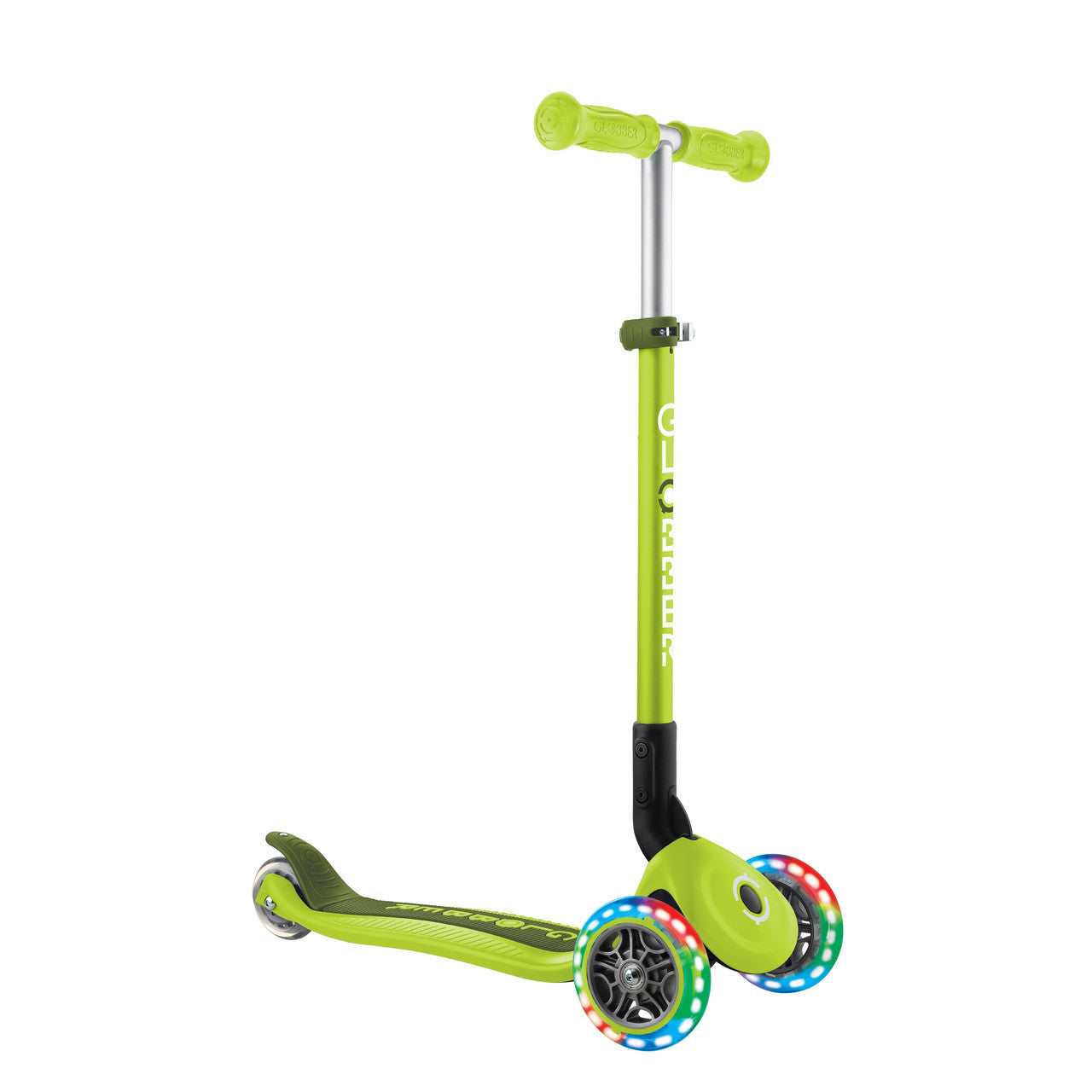 Globber - PRIMO FOLDABLE LIGHTS - Lime Green