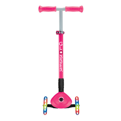 Globber - PRIMO FOLDABLE LIGHTS - Neon Pink