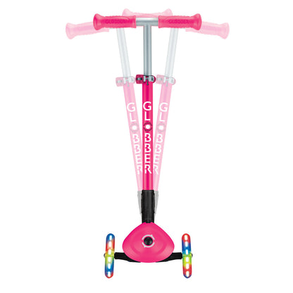 Globber - PRIMO FOLDABLE LIGHTS - Neon Pink