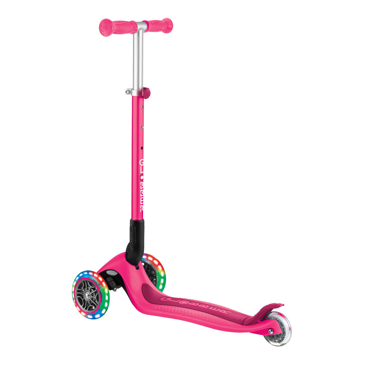 Globber - PRIMO FOLDABLE LIGHTS - Neon Pink