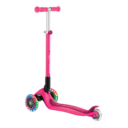 Globber - PRIMO FOLDABLE LIGHTS - Neon Pink