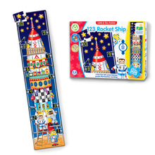 The Learning Journey - Long & Tall Puzzle - 123 Rocket Ship