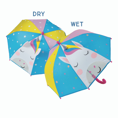 Floss & Rock - Colour Changing 3D Umbrella - Unicorn