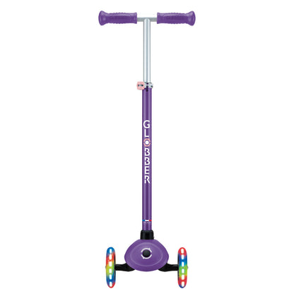 Globber - PRIMO PLUS with LIGHTS Scooter - Purple/ Pastel Pink