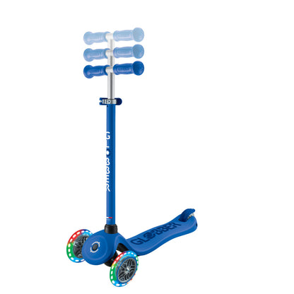 Globber - GO UP SPORTY Lights Scooter  - Navy Blue