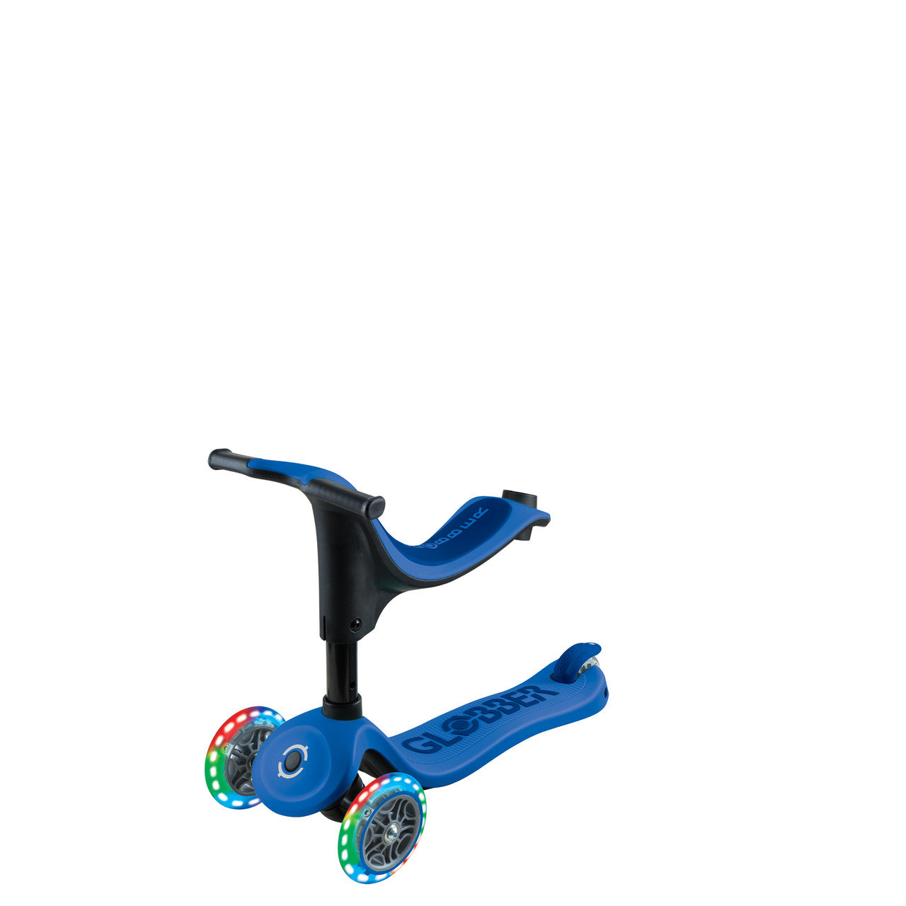 Globber - GO UP SPORTY Lights Scooter  - Navy Blue