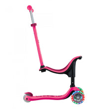 Globber - GO UP SPORTY Lights Scooter - Fuchsia Pink/ Dark Pink