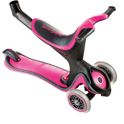 Globber  - My Free Go Up 5 in 1 Lights - Pink **Damaged Packaging**